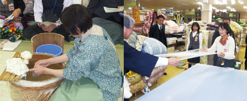 平成25年 旭店での真綿勉強会