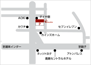 鹿島神栖店マップ